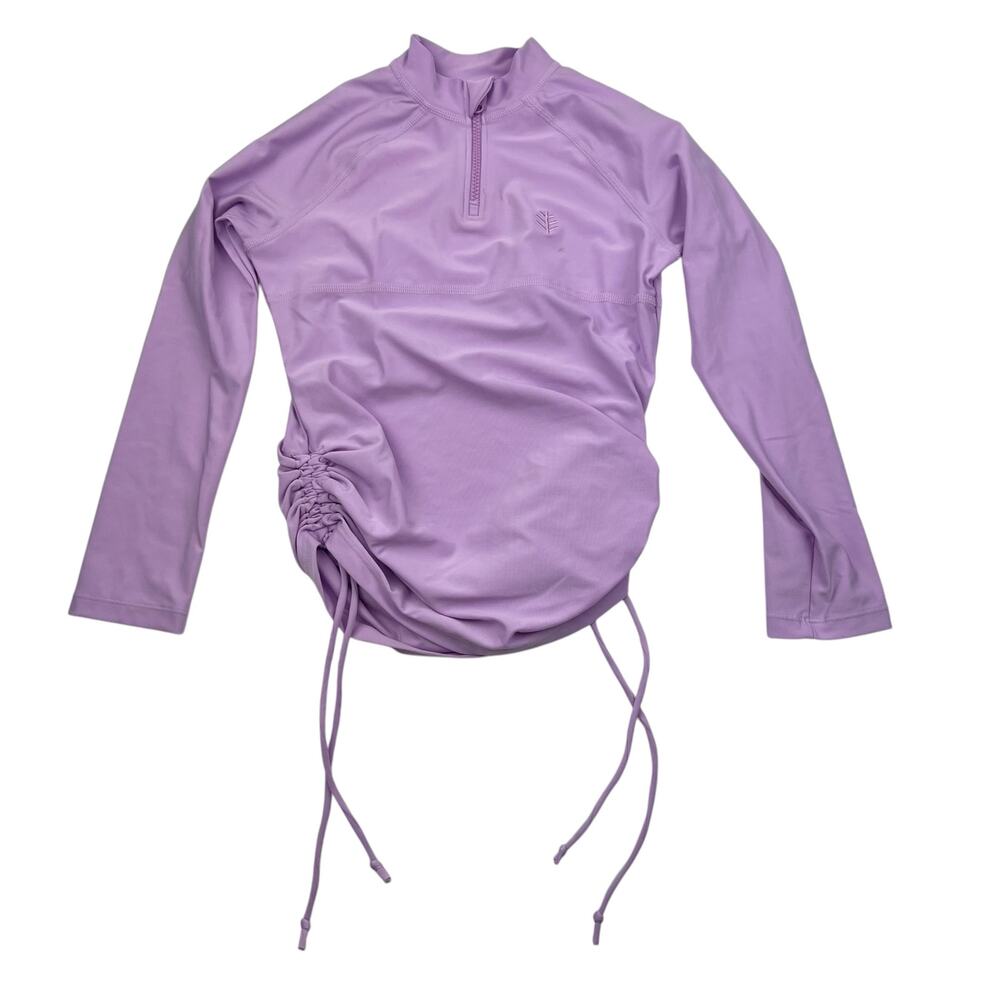 Coolibar Purple Swim Rash Guard
